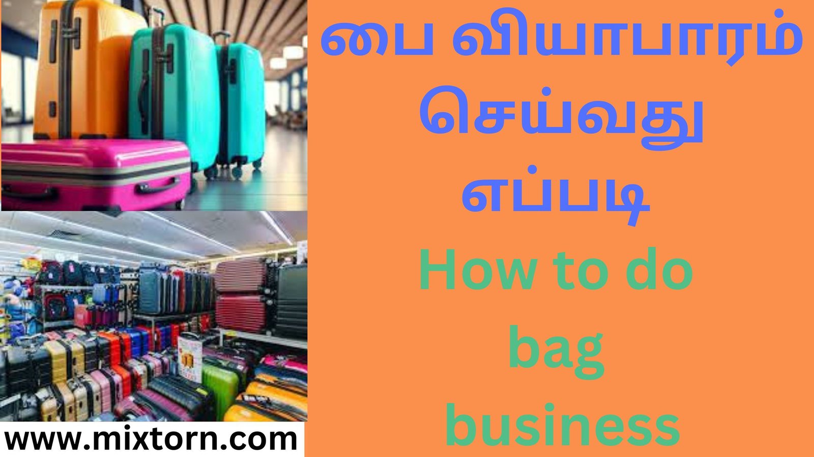 பை வியாபாரம் செய்வது எப்படி How to do bag business